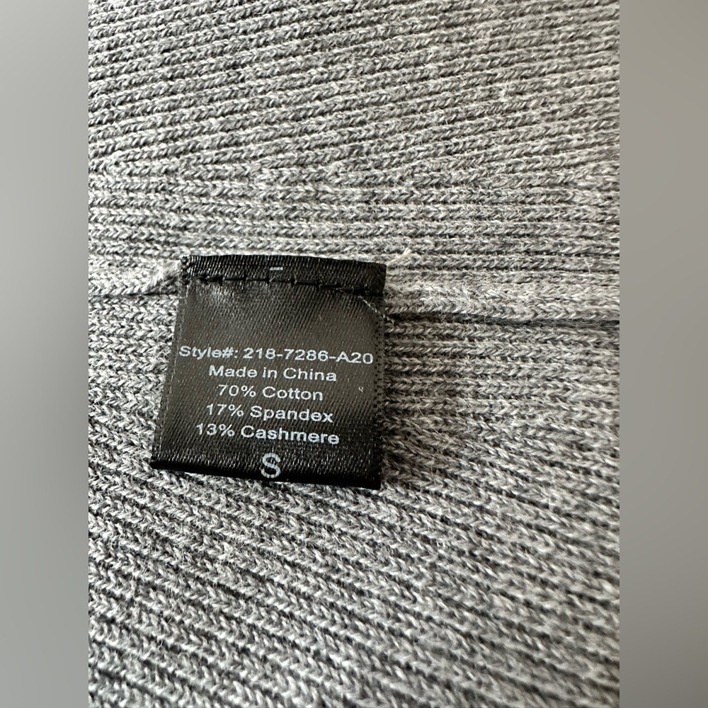 Sleeveless Cotton/Cashmere Blend Midi Sweater Dress - Picture 6 of 7